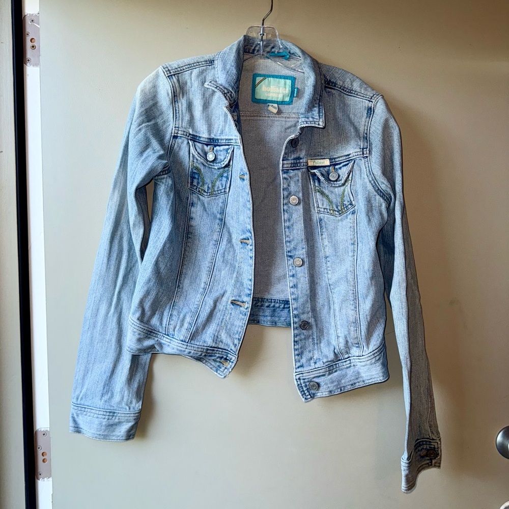 Hollister Light Blue Denim Jacket